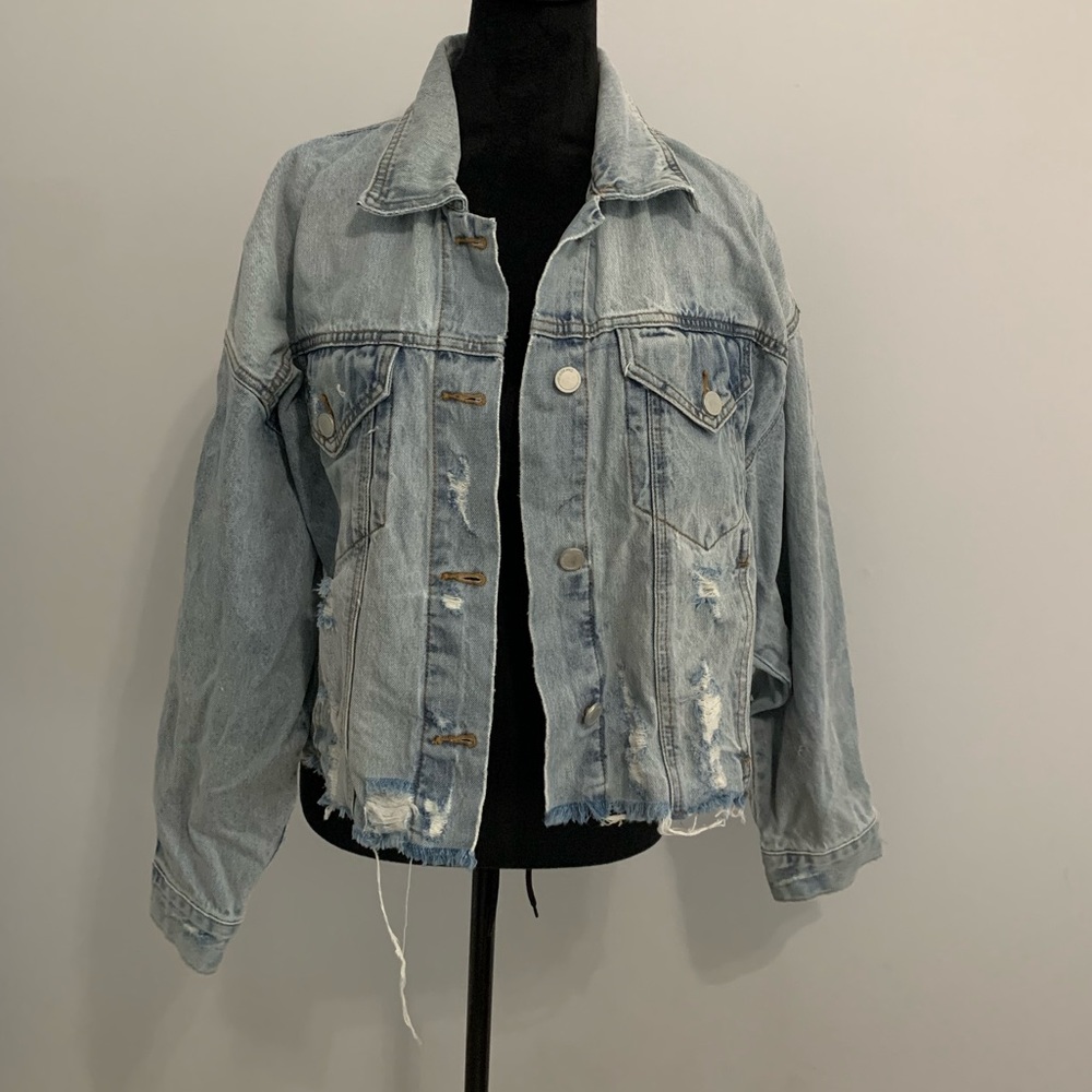 Jean Jacket- Distressed